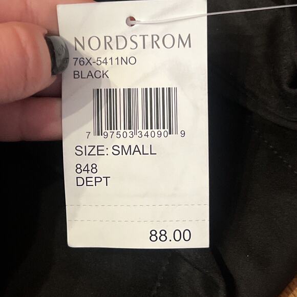 Women's Blanknyc Faux Suede Drapey Jacket, Size Small - Black 76X-5411NO - Picture 11 of 11